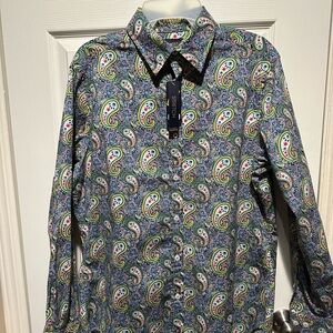 Daniel Cremieux Multicolor Paisley Button Down Shirt